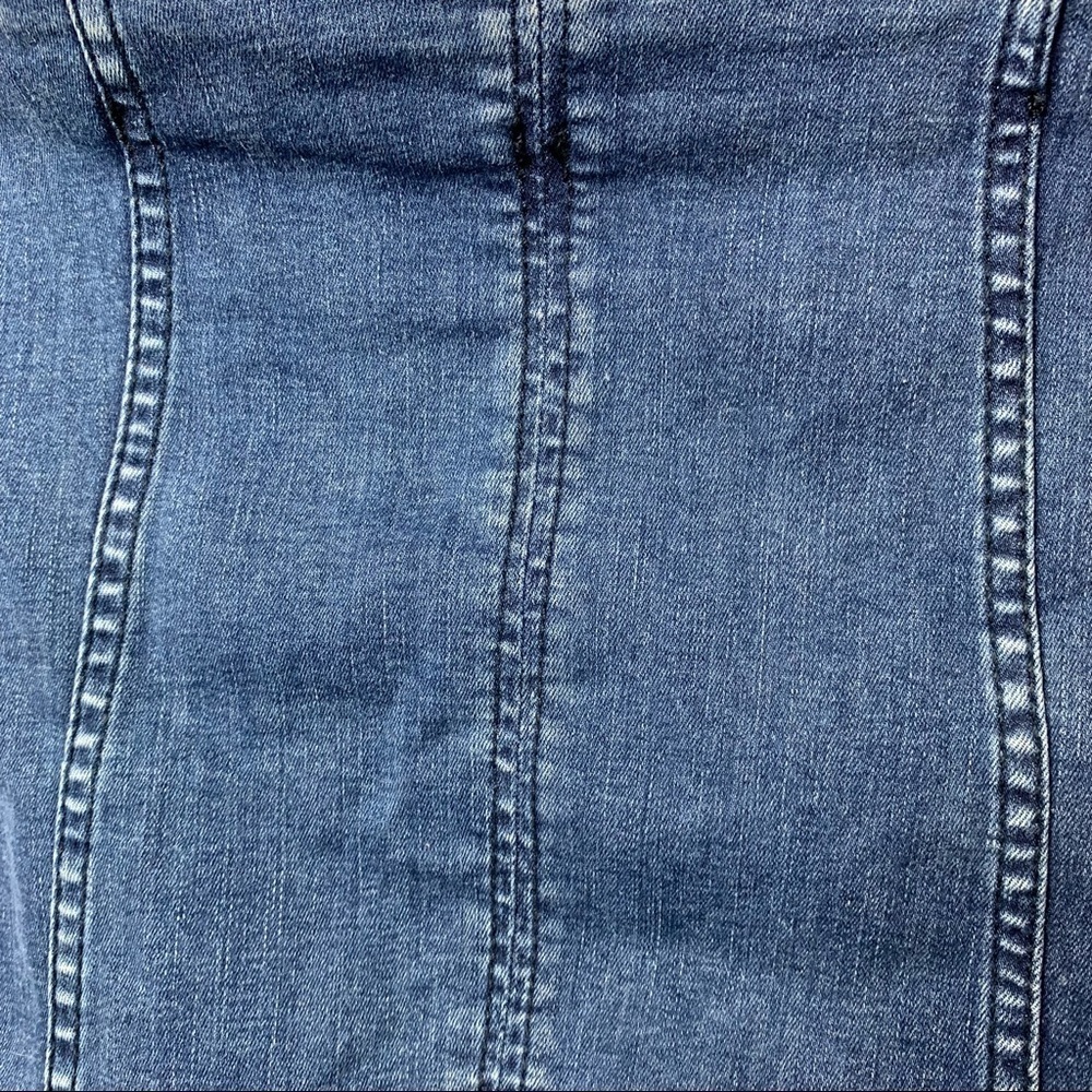 Free People Modern Femme Denim Mini Skirt - Picture 4 of 7